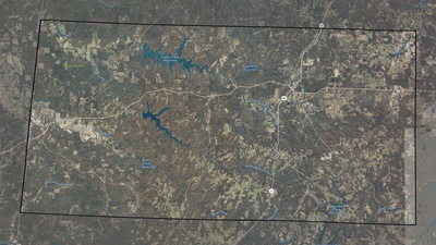 Franklin County AL USGS imagery and topo map