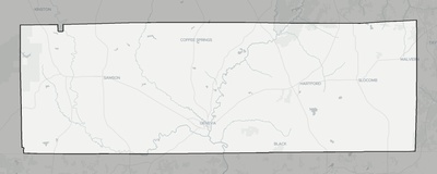 Geneva County AL county basemap context