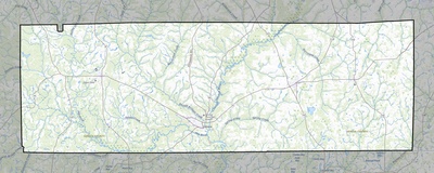Geneva County AL USGS topo map