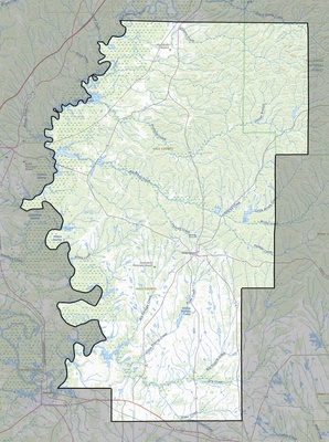 Hale County AL USGS topo map
