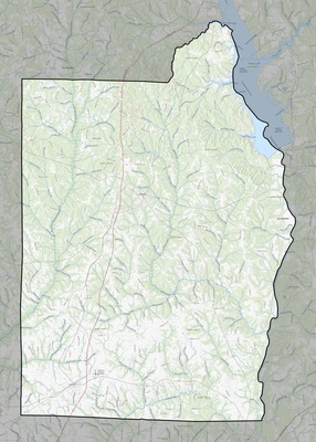 Henry County AL USGS topo map