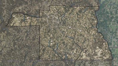 Houston County AL USGS imagery and topo map