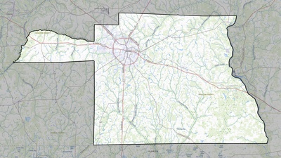 Houston County AL USGS topo map
