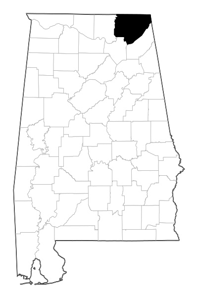 Jackson County in Alabama