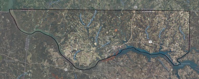 Lauderdale County AL USGS imagery and topo map