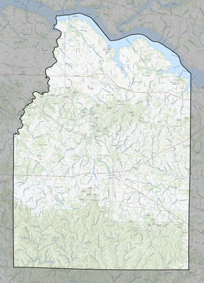 Lawrence County AL USGS topo map