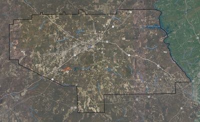 Lee County AL USGS imagery and topo map