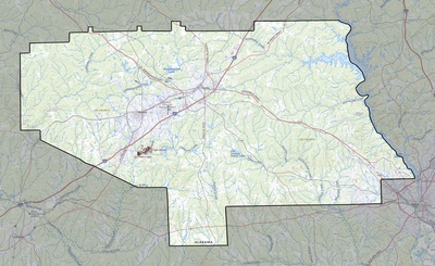 Lee County AL USGS topo map