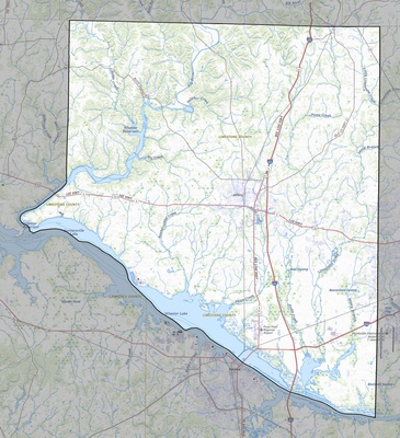 Limestone County AL USGS topo map