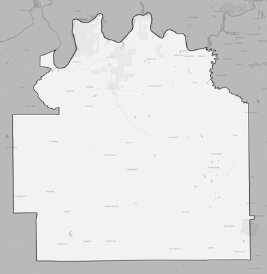 Lowndes County AL county basemap context
