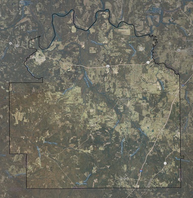 Lowndes County AL USGS imagery and topo map