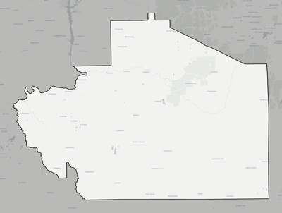 Macon County AL county basemap context
