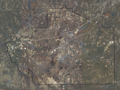 Macon County AL USGS imagery and topo map