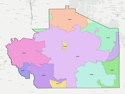 Macon County AL ZIP code boundaries map