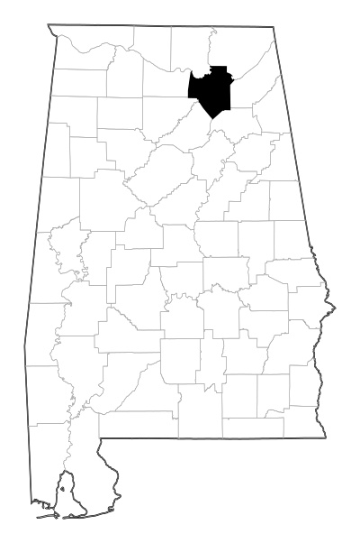 Marshall County in Alabama
