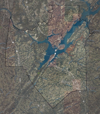 Marshall County AL USGS imagery and topo map
