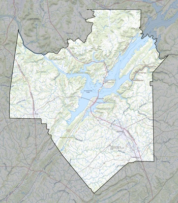 Marshall County AL USGS topo map