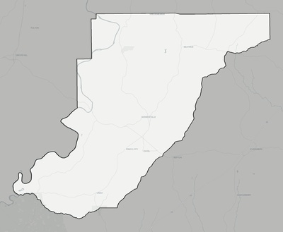 Monroe County AL county basemap context
