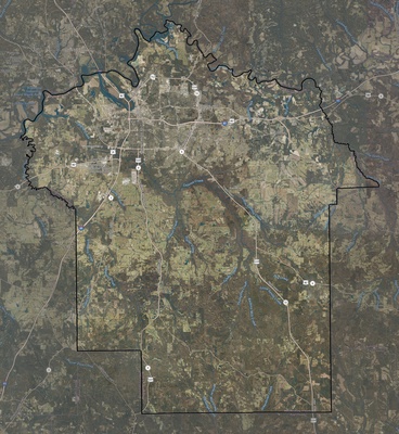Montgomery County AL USGS imagery and topo map