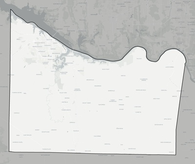 Morgan County AL county basemap context