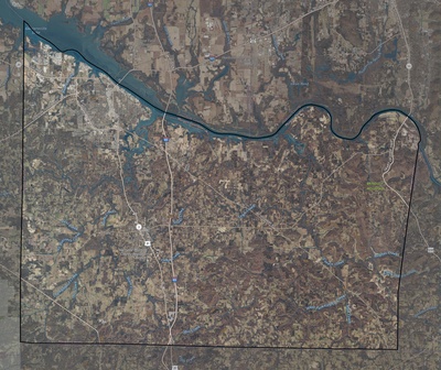 Morgan County AL USGS imagery and topo map