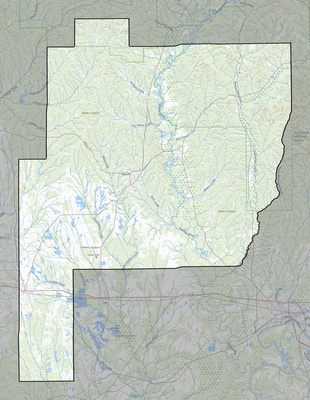 Perry County AL USGS topo map