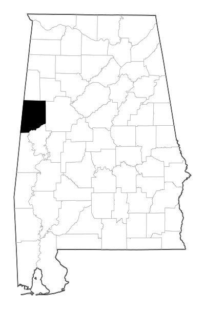 Pickens County in Alabama