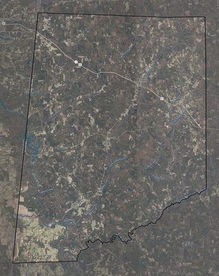 Pickens County AL USGS imagery and topo map
