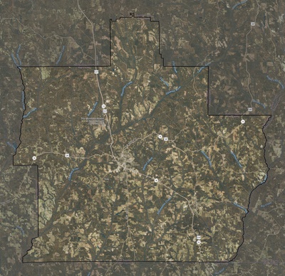 Pike County AL USGS imagery and topo map