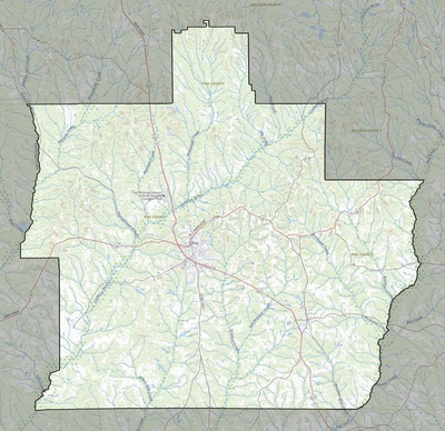 Pike County AL USGS topo map