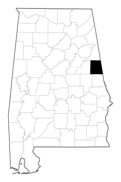 Randolph County in Alabama
