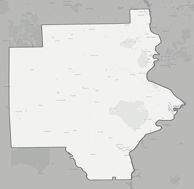 Russell County AL county basemap context