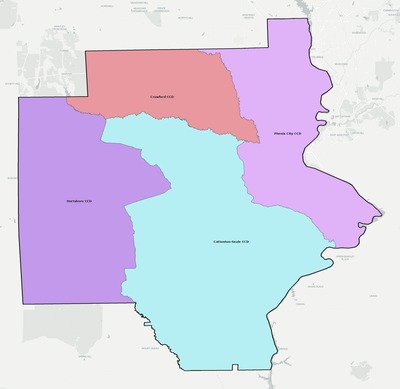 Russell County AL townships and subdivisions map