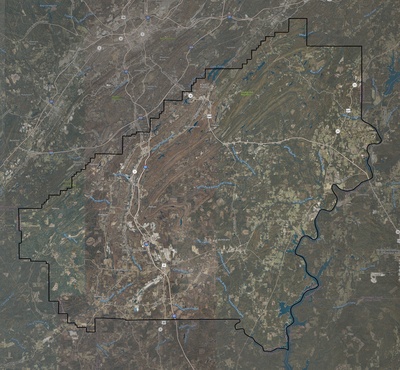 Shelby County AL USGS imagery and topo map