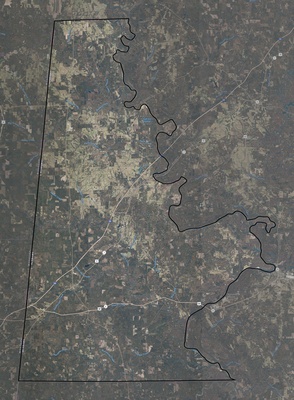 Sumter County AL USGS imagery and topo map