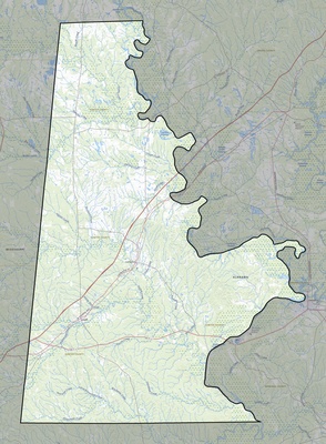 Sumter County AL USGS topo map