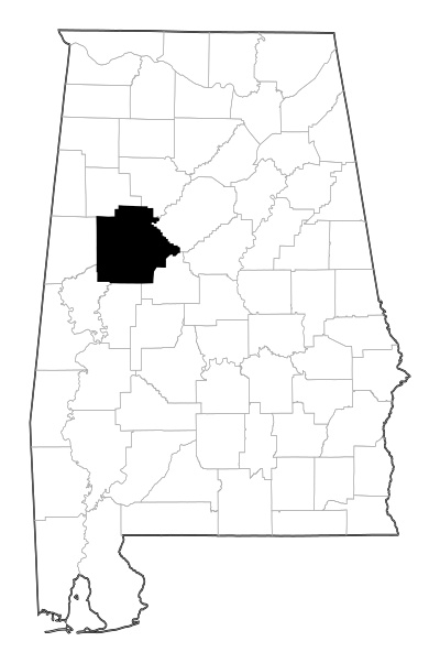 Tuscaloosa County in Alabama