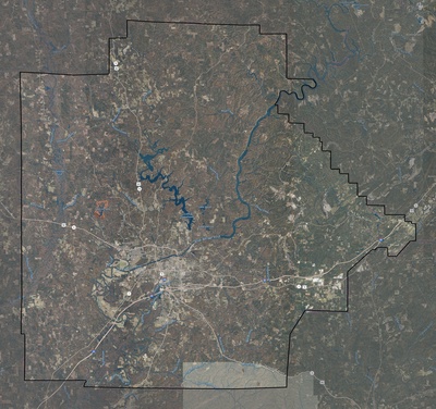 Tuscaloosa County AL USGS imagery and topo map