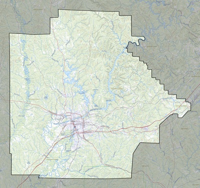 Tuscaloosa County AL USGS topo map