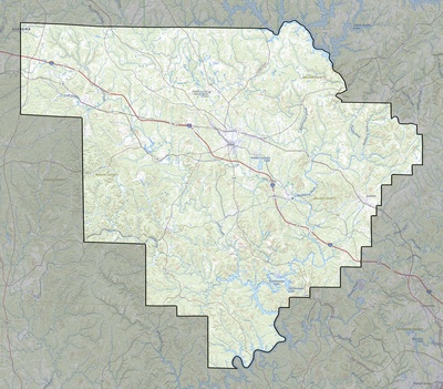 Walker County AL USGS topo map