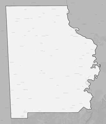 Washington County AL county basemap context