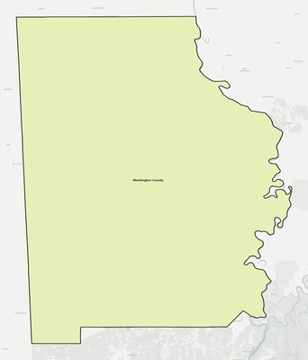 Washington County AL school district boundaries map