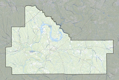 Wilcox County AL USGS topo map