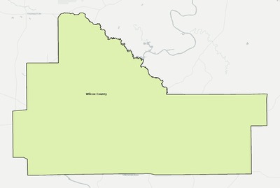 Wilcox County AL school district boundaries map