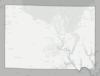 Winston County AL county basemap context