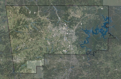 Benton County AR USGS imagery and topo map