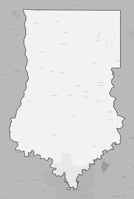 Bradley County AR county basemap context