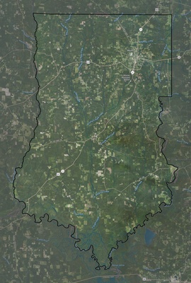 Bradley County AR USGS imagery and topo map