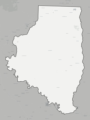 Calhoun County AR county basemap context