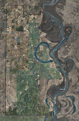 Chicot County AR USGS imagery and topo map